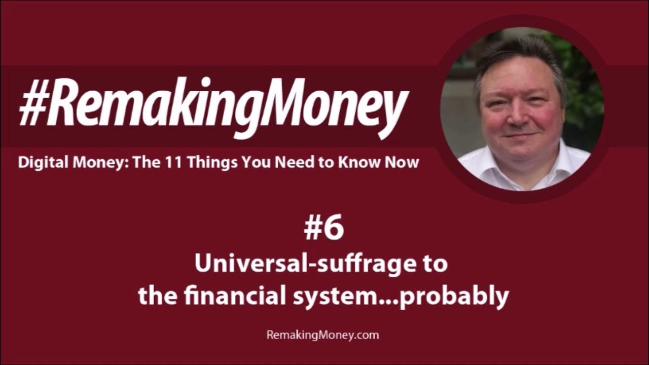 RemakingMoney's tweet card. DigitalMoney: 11 Things You Need To Know Now - #6