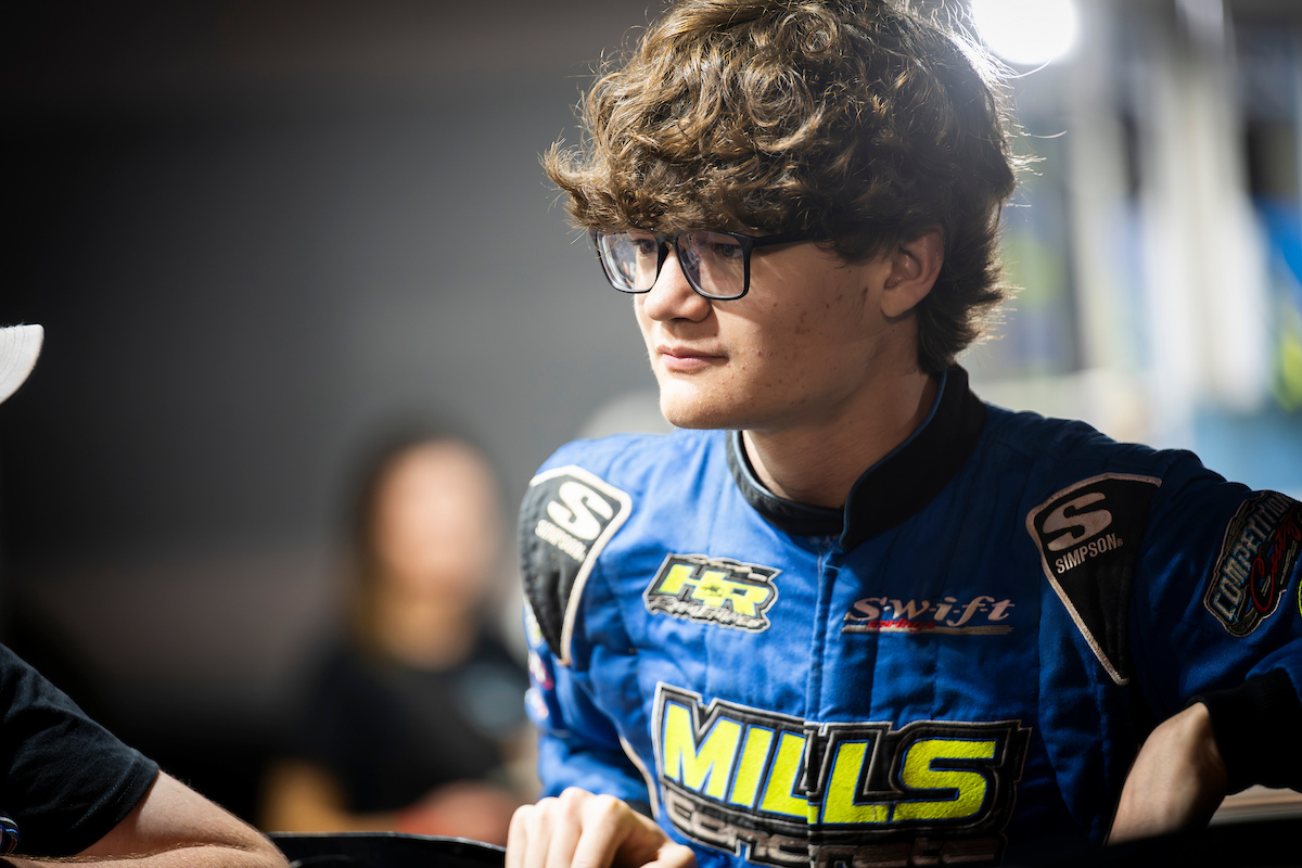 WoOLateModels's tweet card. The first new addition to the 2026 World of Outlaws Real American Beer Late Model Series presented by DIRTVision has been finalized, and it comes in the form of 17-year-old Trey Mills. The St....