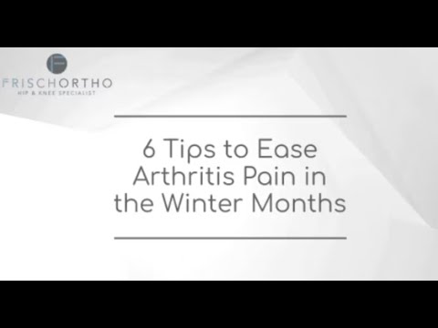 Frisch_Ortho's tweet card. 6 Tips to Ease Arthritis Pain in the Winter Months