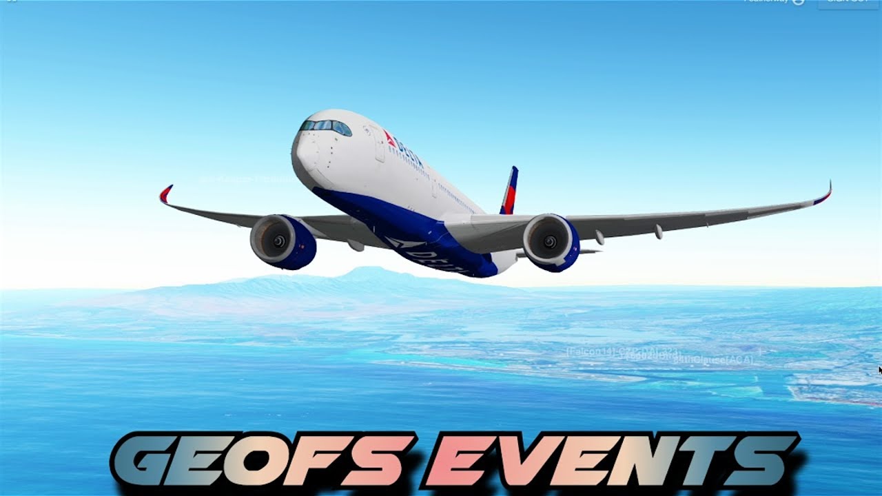 GeoFS_Events's tweet card. GeoFS - Cross the Pond | Westbound 2024 | INSANE Departure