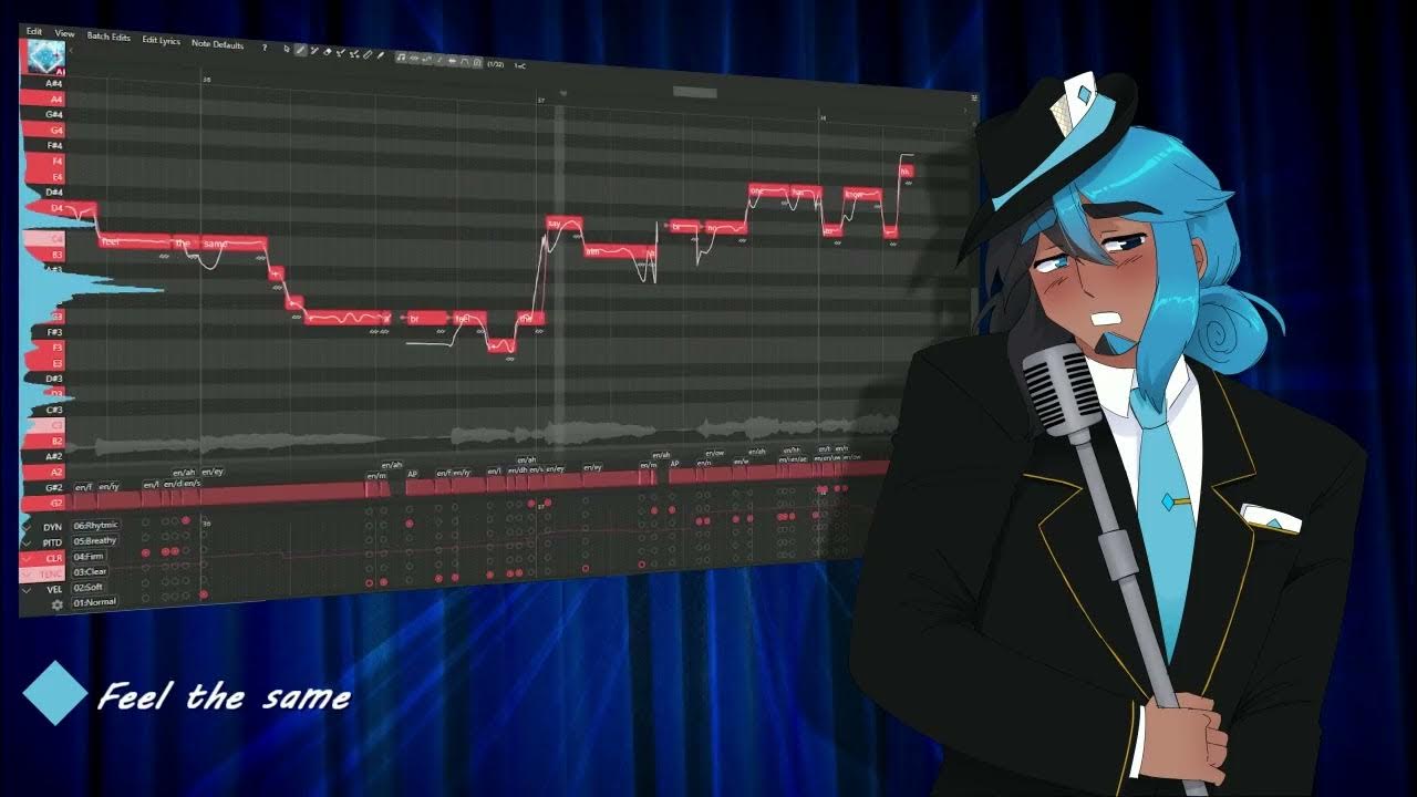 artspace02's tweet card. [Aceloid 01 Act 4 DS] No one has to know [Diffsinger Cover]