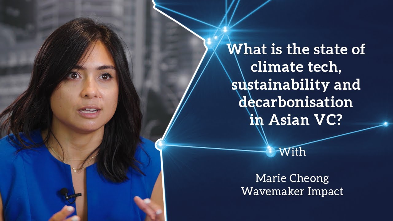 Wavemaker_VC's tweet card. Marie Cheong, Wavemaker Impact on climate tech, sustainability and...