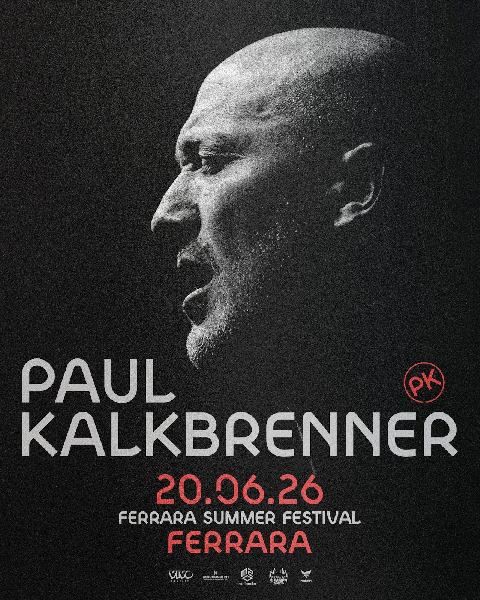 MusicaDalPalco's tweet card. PAUL KALKBRENNER: ospite del FERRARA SUMMER FESTIVAL. Con la sua dance sarà sul palco in Emilia a giugno 2026