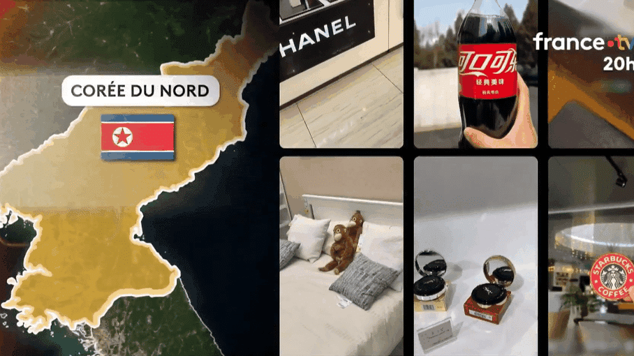franceinfo's tweet card. La Corée du Nord est l'un des pays les plus fermés au monde, soumise à de nombreuses sanctions internationales. Pourtant, sur les réseaux sociaux, les Révélateurs de France Télévisions ont repéré la...