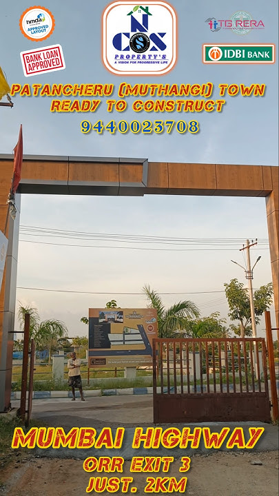 ShivaMudhiraj08's tweet card. HMDA RERA Villa Plots Patancheru Muthangi Town #patancheru #muthangi...