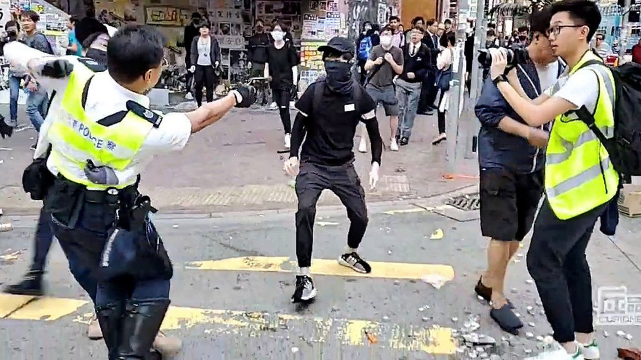 FinancialTimes's tweet card. Violence that has escalated for months has reached a critical pitch