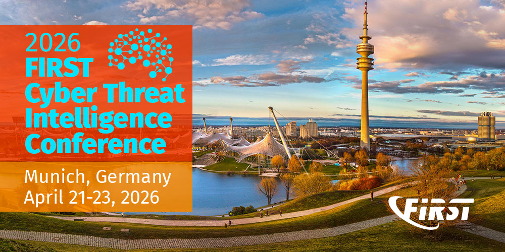 FIRSTdotOrg's tweet card. 2026 Cyber Threat Intelligence Conference | #FIRSTCTI26