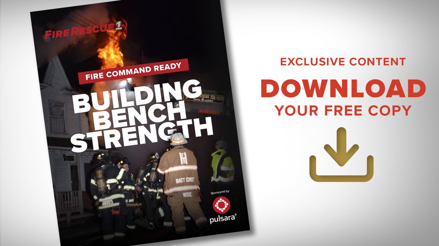 pulsara's tweet card. Learn now to prepare firefighters at every level to step up and lead when it counts