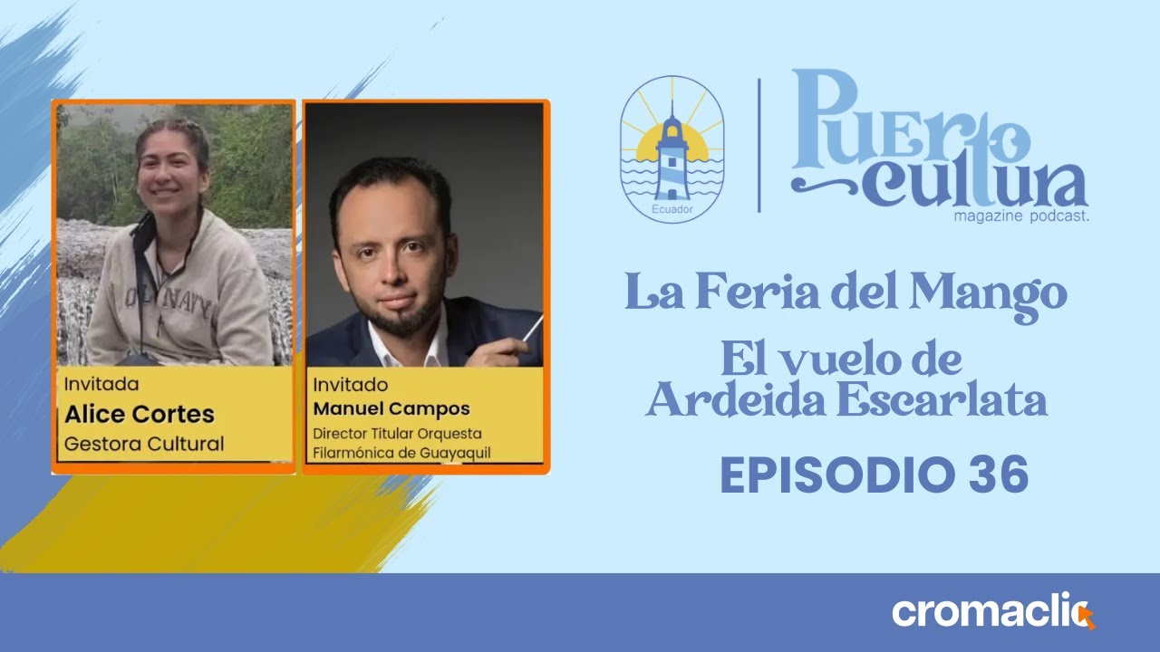 Cromaclic1's tweet card. Feria del Mango / El vuelo de Ardeida Escarlata - Puerto Cultura...