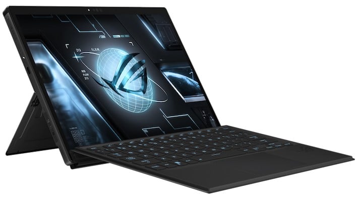 CyberTechWare's tweet card. A new leak reveals that ASUS will offer a 2-in-1 tablet/laptop based on AMD's upcoming 16-core mega-APU.