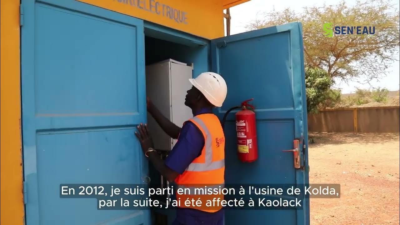 sen_eau's tweet card. A la découverte de nos métiers avec Abdoulaye NDAO