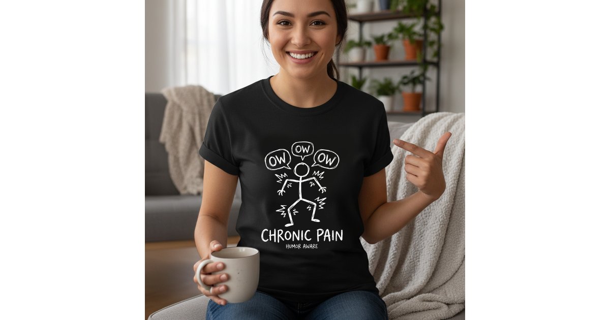tv_anos's tweet card. Bring laughter to life’s struggles with this Funny “Ow Ow Ow” Stickman Chronic Pain Humor T-Shirt. Perfect for anyone who deals with chronic pain, back pain, muscle aches, or just the everyday “ouch”...