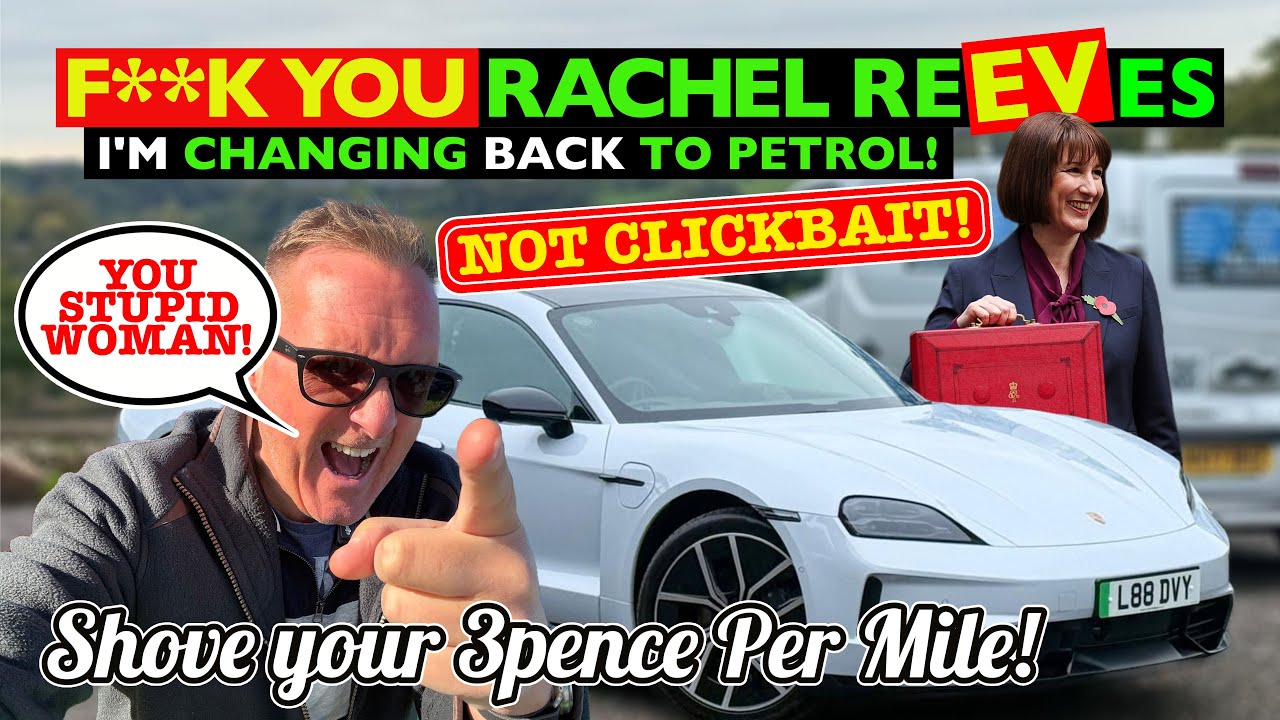 ElectroPig's tweet card. I'm SWAPPING BACK to a PETROL CAR and DITCHING my EV - STUFF your 3...