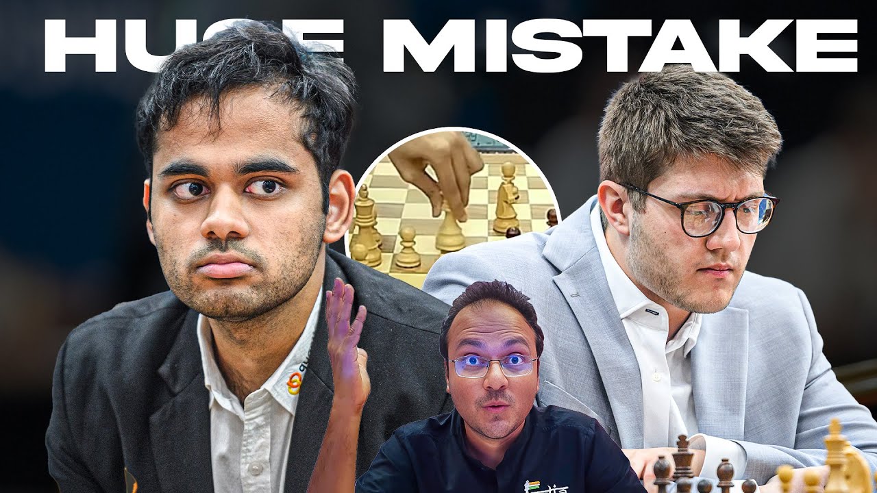 bhs7rocks's tweet card. He touched but did not leave! | Arjun Erigaisi vs Samuel Sevian |...