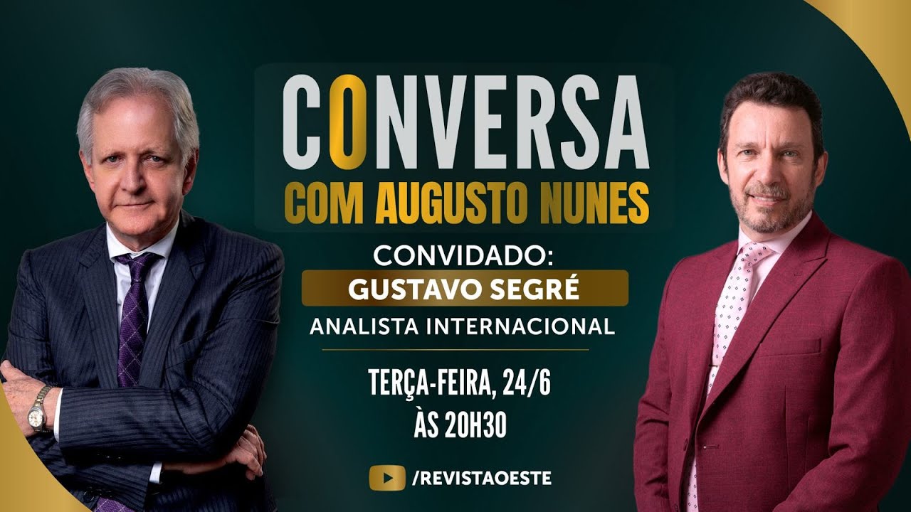 DatiegeS's tweet card. CONVERSA COM GUSTAVO SEGRÉ, ANALISTA INTERNACIONAL