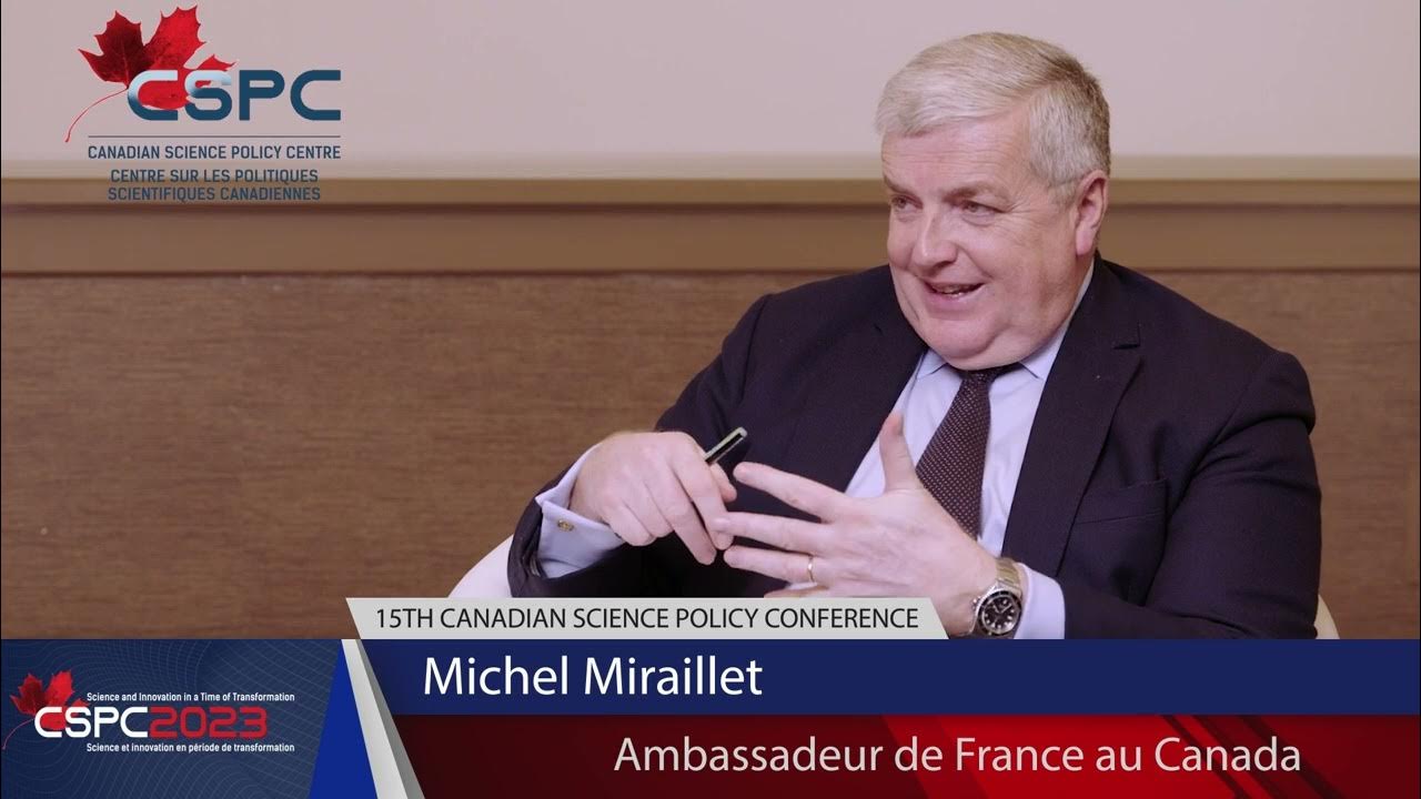 sciencepolicy's tweet card. CSPC 2023 - Interview with French Ambassador His Excellency Michel...