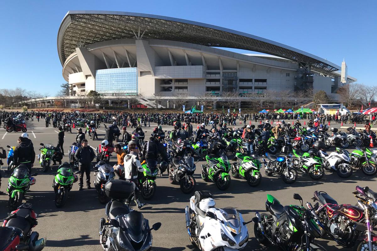 binarycaptured's tweet card. 湖西市・新居町の「浜名湖競艇場対岸駐車場」（湖西市新居町）で3月11日、イベント「カワサキコーヒーブレイクミーティング in 浜松」が開催される。