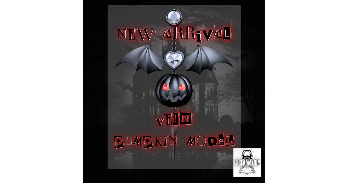 Exclamation3D's tweet card. 🎃🎃🎃新作追加🎃🎃🎃 ハロウィンに合わせて、新作を追加🎃 Veinのテーマであるコウモリの意匠に 目が光るカボチャのデザインでハロウィンっぽさを追加しました 普段遣いにも対応出来るようカラーリングは黒にしてみました UnlitWFでマットキャップを使用して 各パーツ自由自在に色を変更できるようにしてあります。 🦇是非お楽しみください🎃 🦇🦇🦇ハロウィンセール開催中🦇...