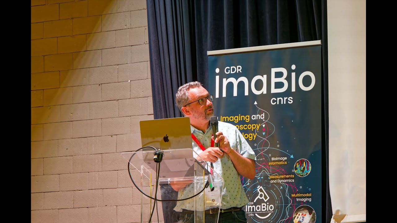 GDR_ImaBio's tweet card. Michael SCHLIERF : Large Throughput Single-Molecule FRET to Study...