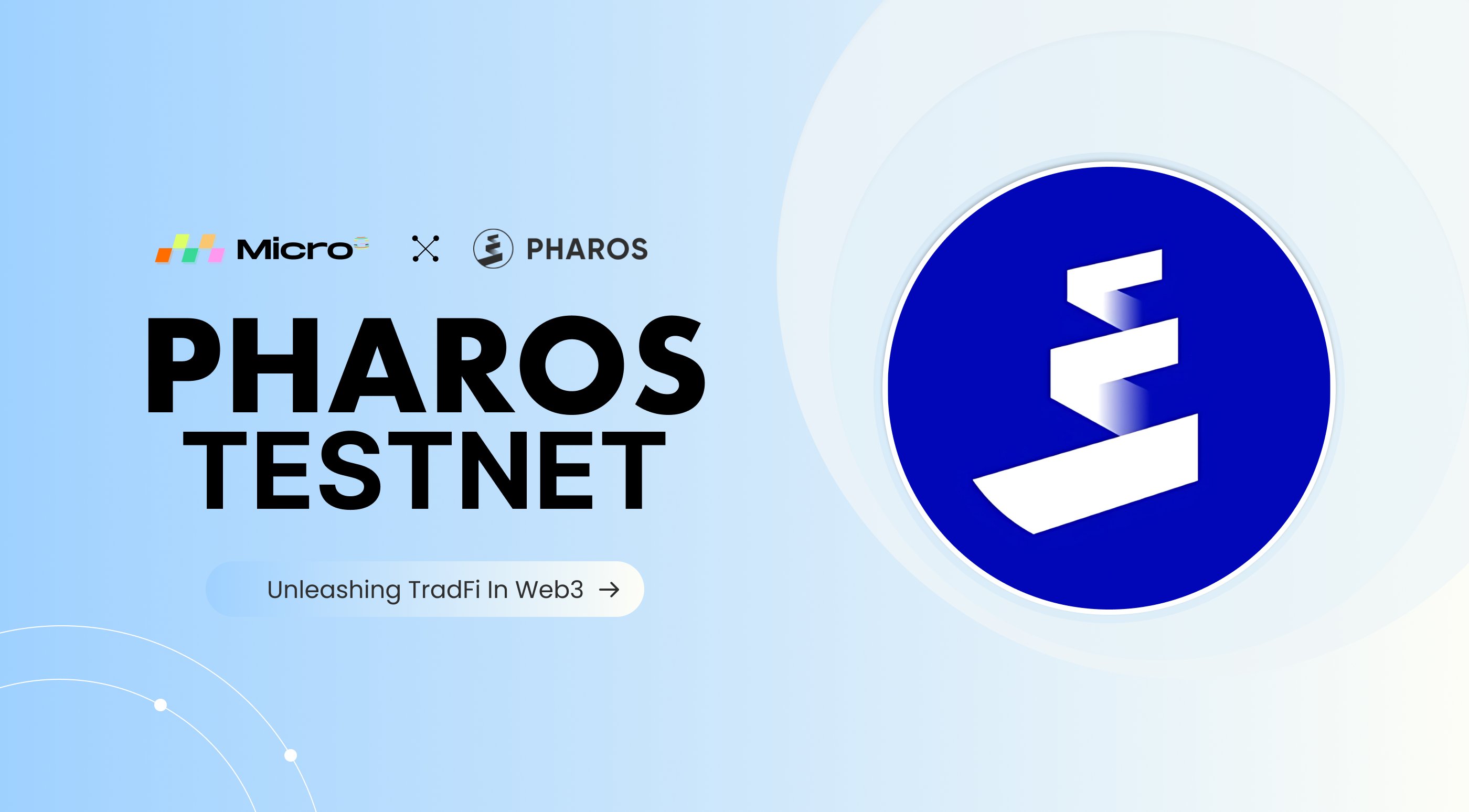 zeroexplusss's tweet card. Pharos is an ultra-fast, EVM-compatible blockchain platform, designed to revolutionize finance by seamlessly connecting traditional and decentralized systems.