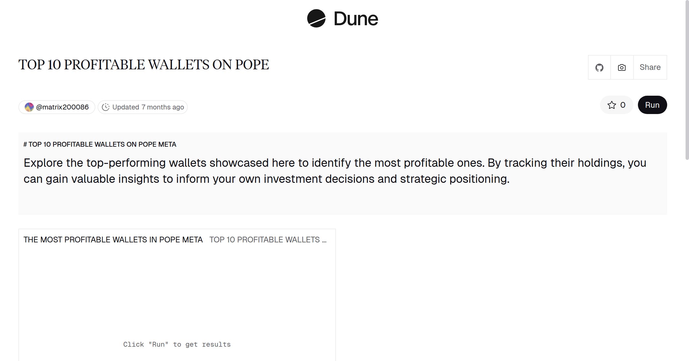 Matrix_exx's tweet card. Dune is the all-in-one crypto data platform — query with SQL, stream data via APIs & DataShare, and publish interactive dashboards across 100+ blockchains.