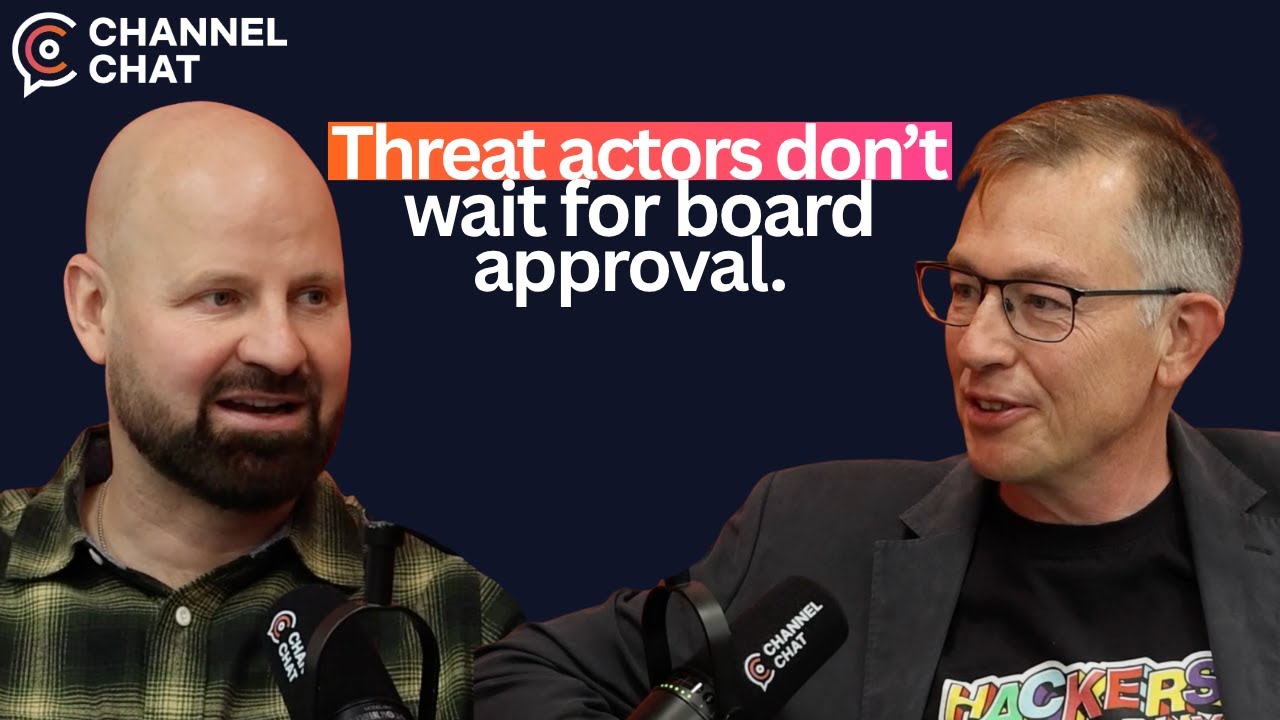 Bugcrowd's tweet card. Julian Brownlow Davies: Threat actors don’t wait for board approval...