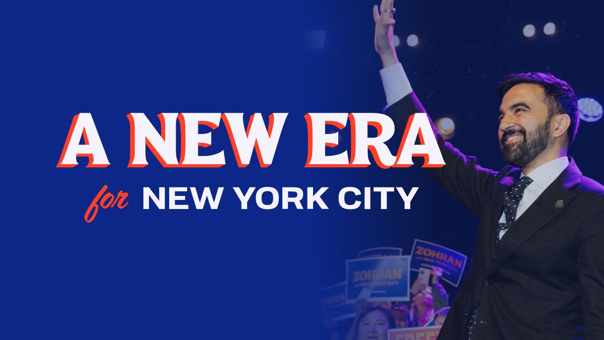 ZohranKMamdani's tweet card. Mayor-elect Zohran Mamdani is ready to work to make New York safe and affordable for all of its residents.