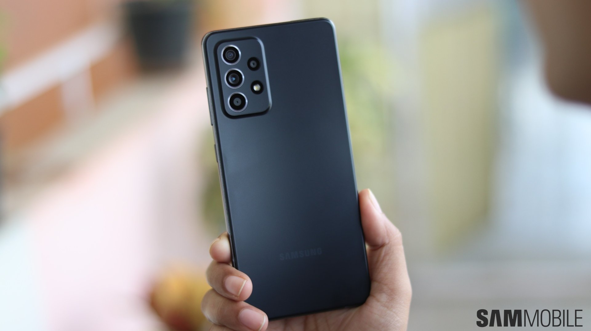 SamMobiles's tweet card. The Galaxy A52s has officially reached the end of its software support period and will stop receiving firmware updates.