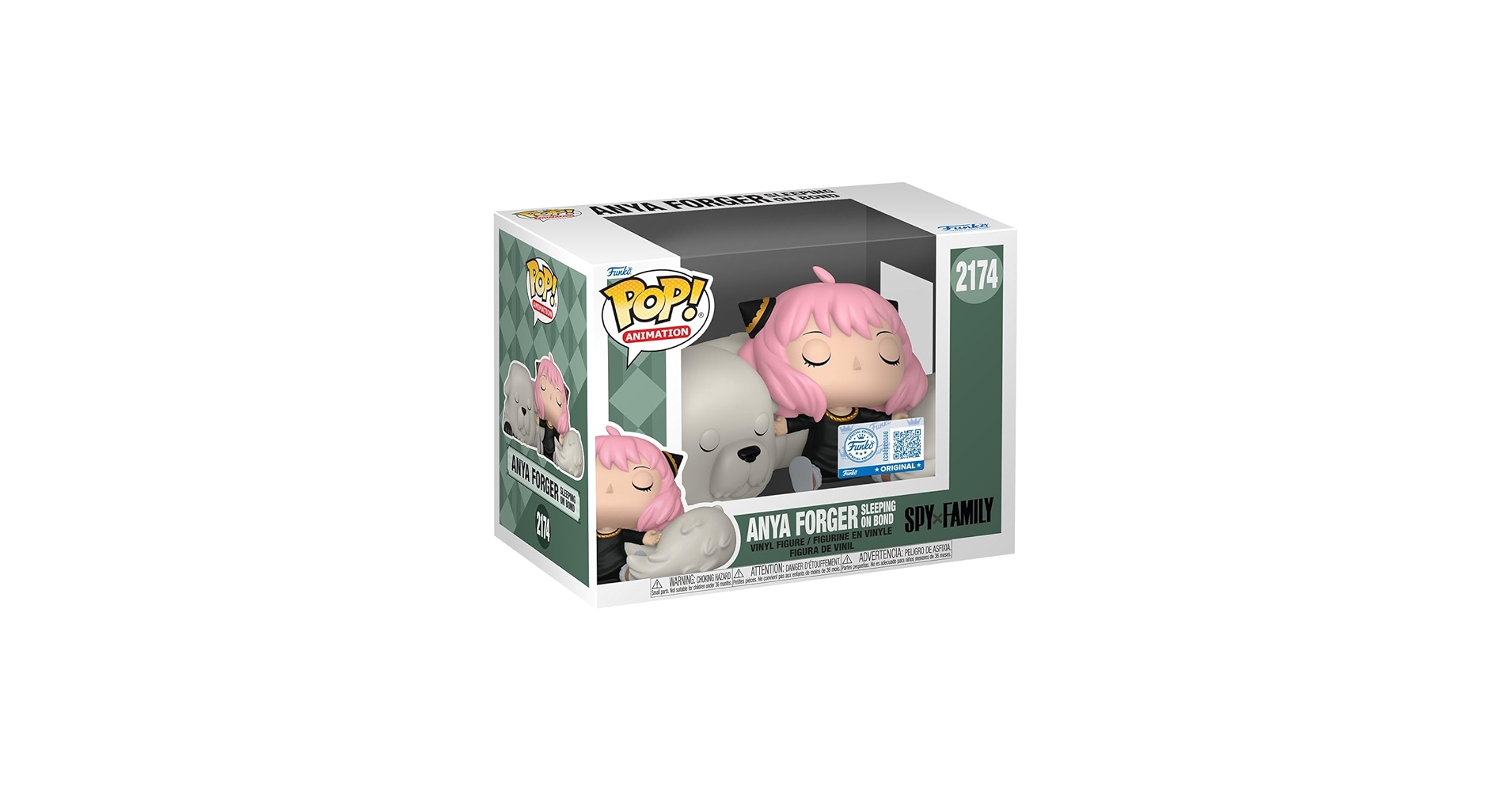 ToysTracker's tweet card. Join a family like no other! Welcome POP! Premium Anya Forger Sleeping on Bond to your lineup by making this exclusive duo the next addition to your POP! Animation collection. Vinyl figure is...