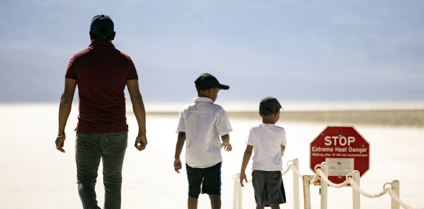 GabeFilippelli's tweet card. Global temperatures have averaged at least 1.5 degrees Celsius warmer than preindustrial times for over a year. Two scientists explain what that means and what humanity can do.