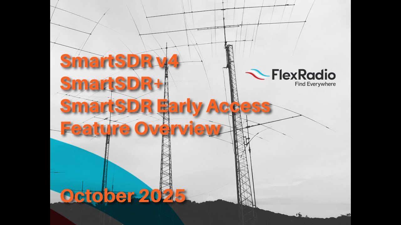 kyleaa0z's tweet card. SmartSDR v4 - Features with Hayley K5HMV