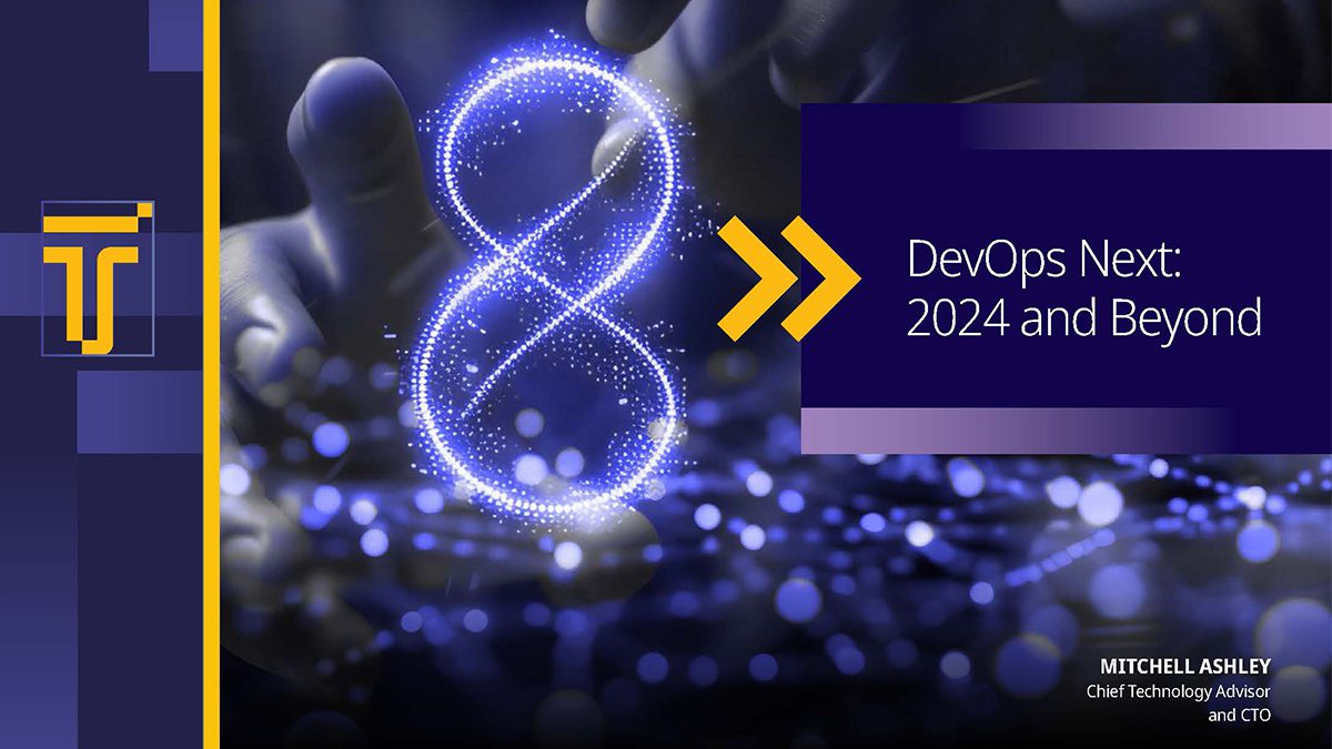salesforcedevop's tweet card. Discover 2024 DevOps trends, AI integration, and cloud-native strategies for a mature software delivery approach.