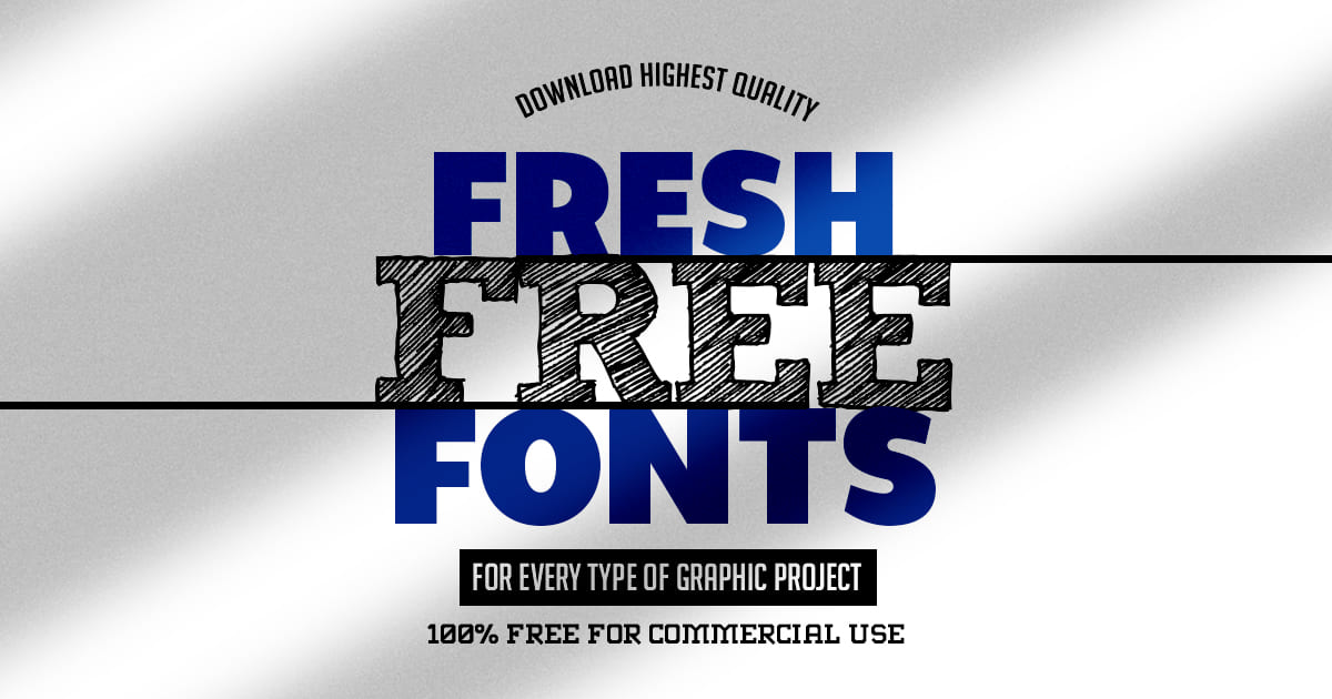 graphicdesignju's tweet card. Fresh free fonts are a great resource for designers and creatives who are always on the lookout for new ways to enhance their work. These fonts offer a unique