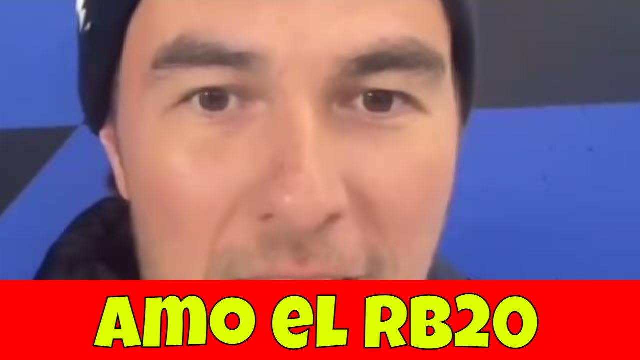 infiltradoenf1's tweet card. Checo Pérez emocionado de correr auto RB20 de Red Bull en las pruebas...