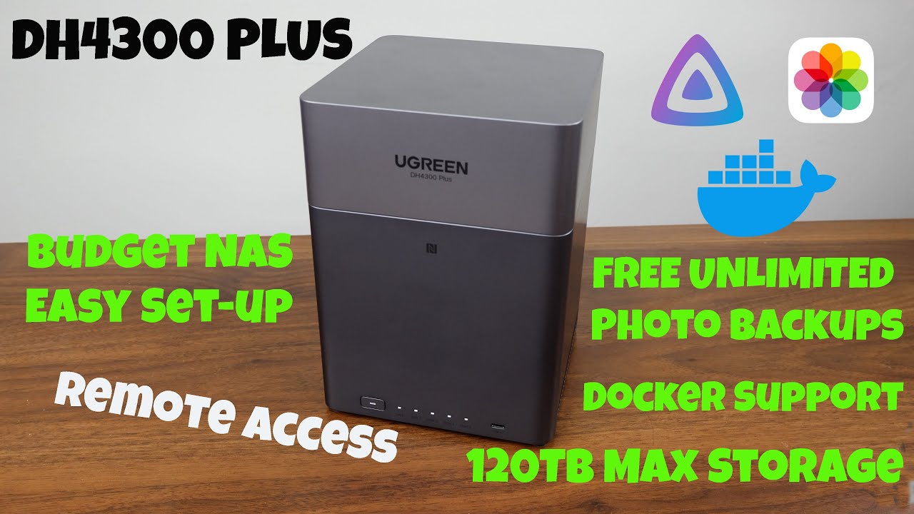 TheJabberTech's tweet card. UGREEN NAS DH4300 PLUS : Budget in Price NOT in Features!