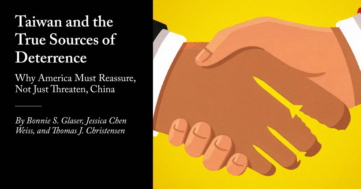 jessicacweiss's tweet card. Why America must reassure, not just threaten, China.
