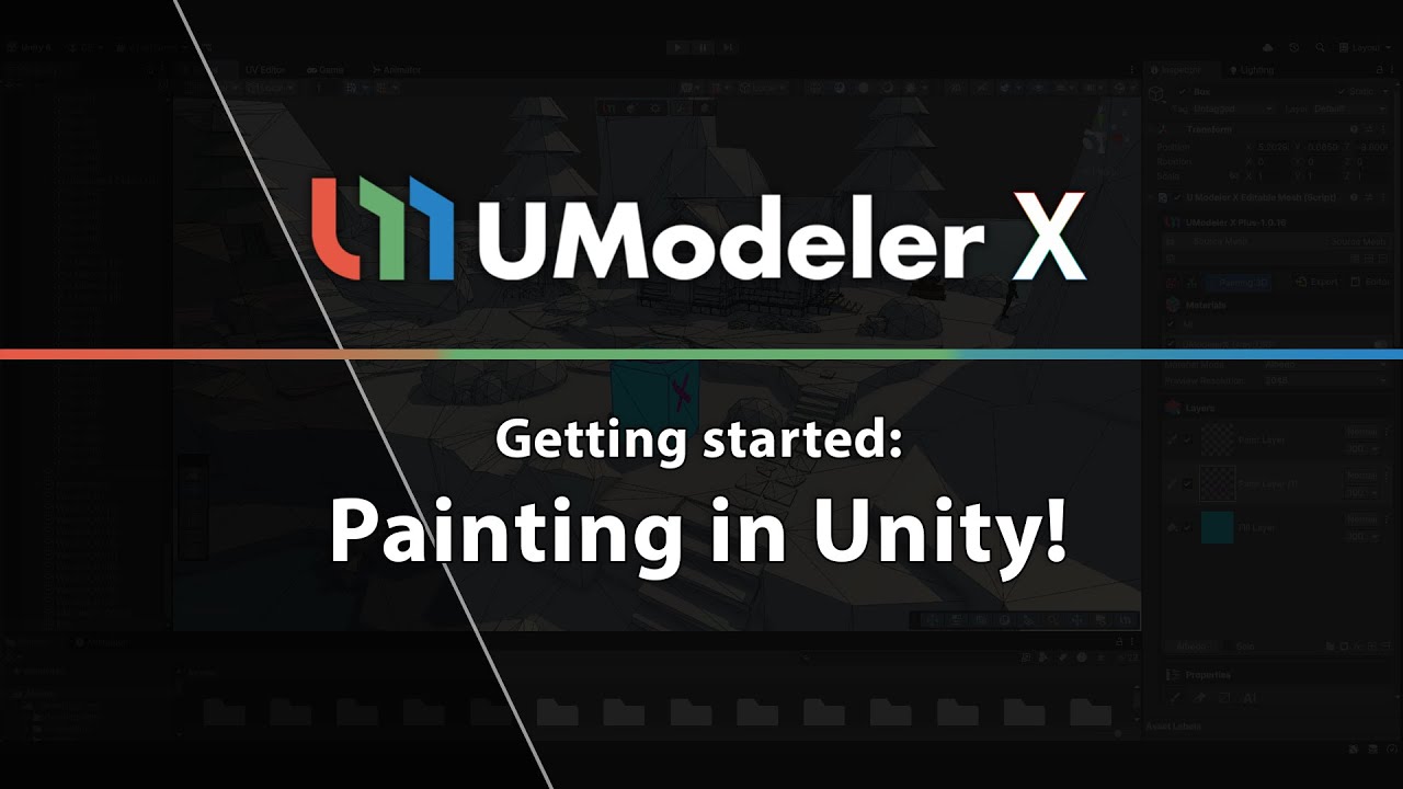 IGHDev's tweet card. 25. UModeler X - Paint your Game Assets in Unity!