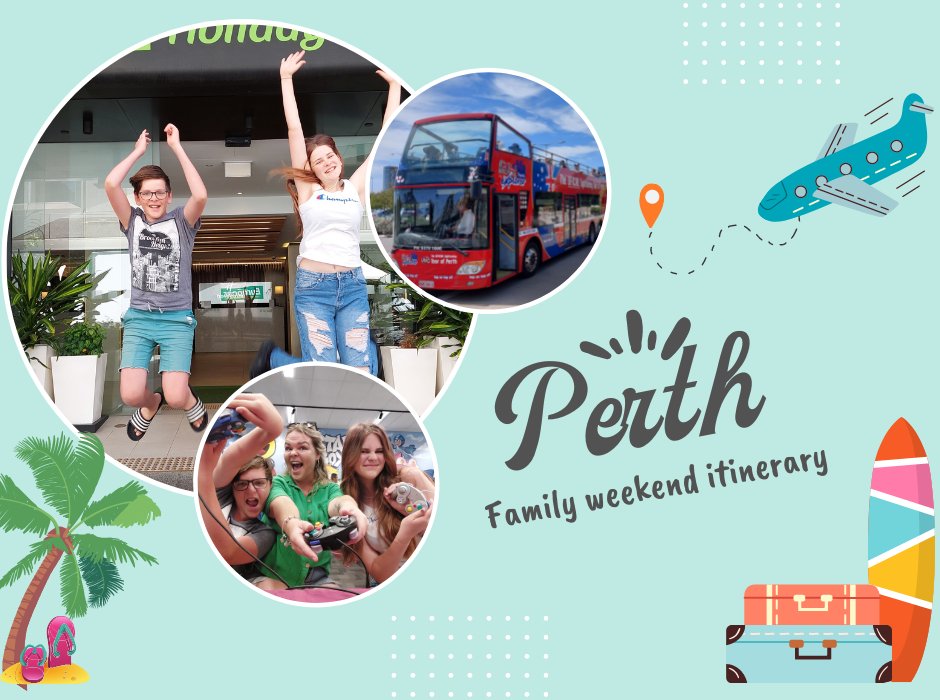 ExploreWithErin's tweet card. Some cities aren’t made for kids. But that’s not Perth. Here’s the perfect Perth Family Weekend Holiday Itinerary for your Perth city vacation.