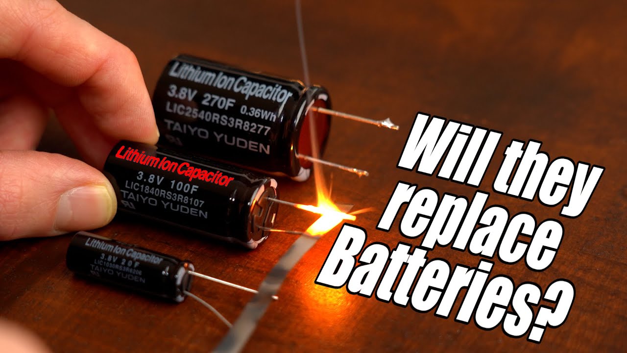 WebSam101's tweet card. New Supercapacitors will replace Batteries? Stress Testing LICs...