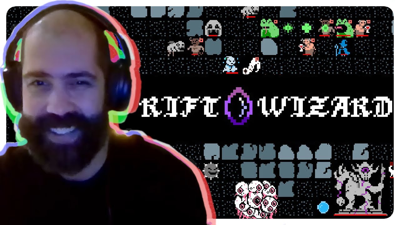 GameDevDylanW's tweet card. The mind behind Rift Wizard