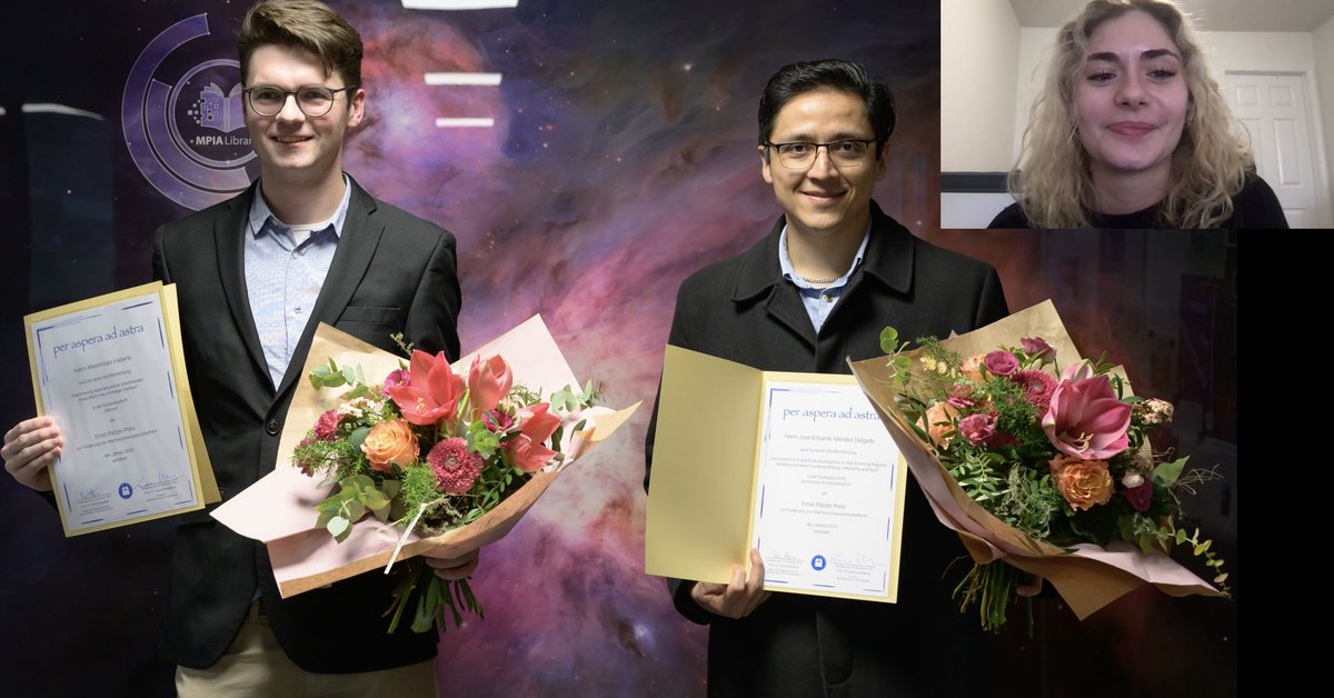 mpi_astro's tweet card. Awarding of the Ernst Patzer Prizes 2024