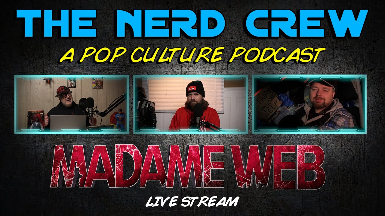 redlettermedia's tweet card. The Nerd Crew: Madame Web Live Stream