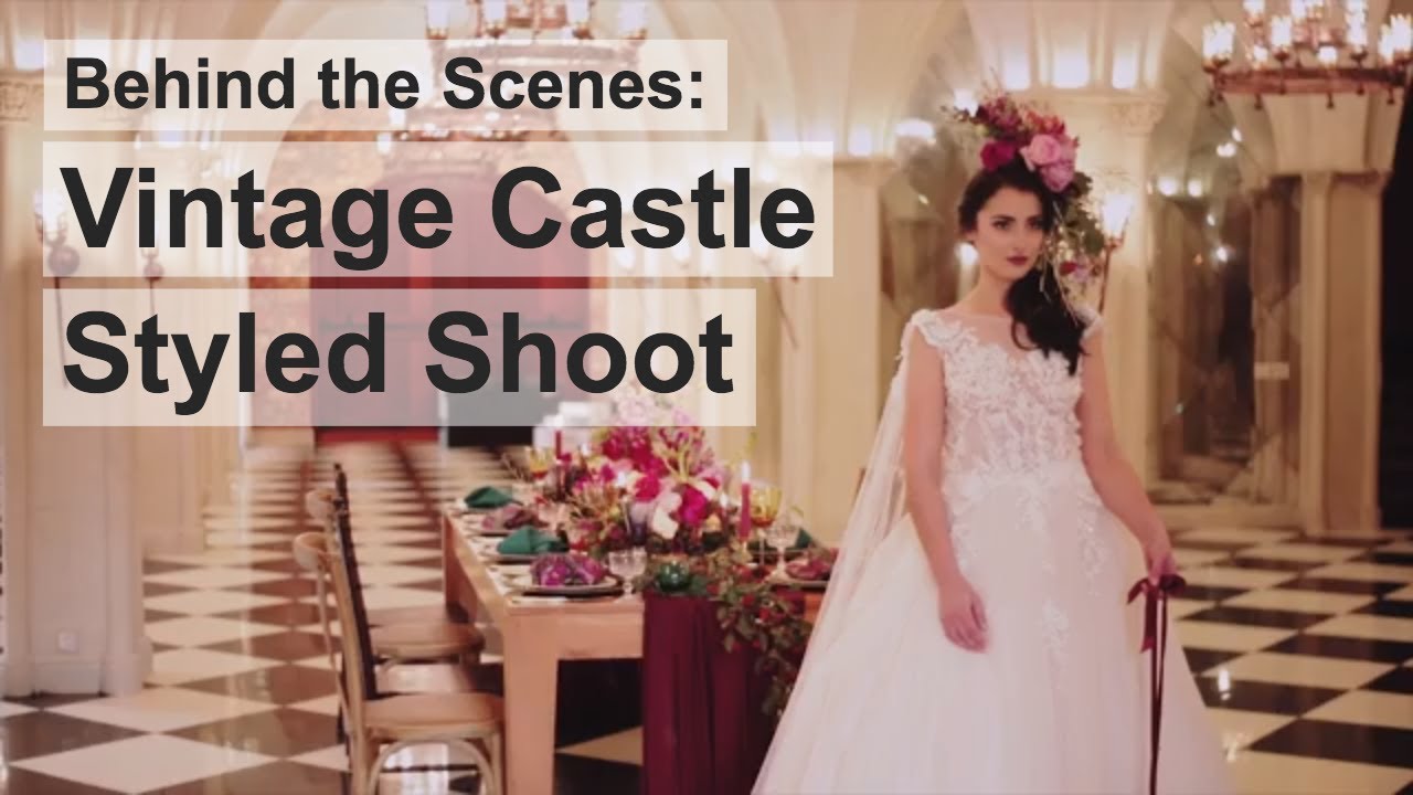 trunkconsulting's tweet card. Behind the Scenes at the Lichtenstein Castle Vintage Styled Shoot |...