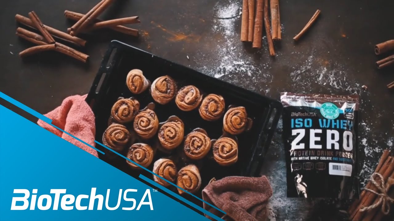 BioTechUSAInt's tweet card. RECIPE | Protein Cinnamon Rolls With Iso Whey Zero