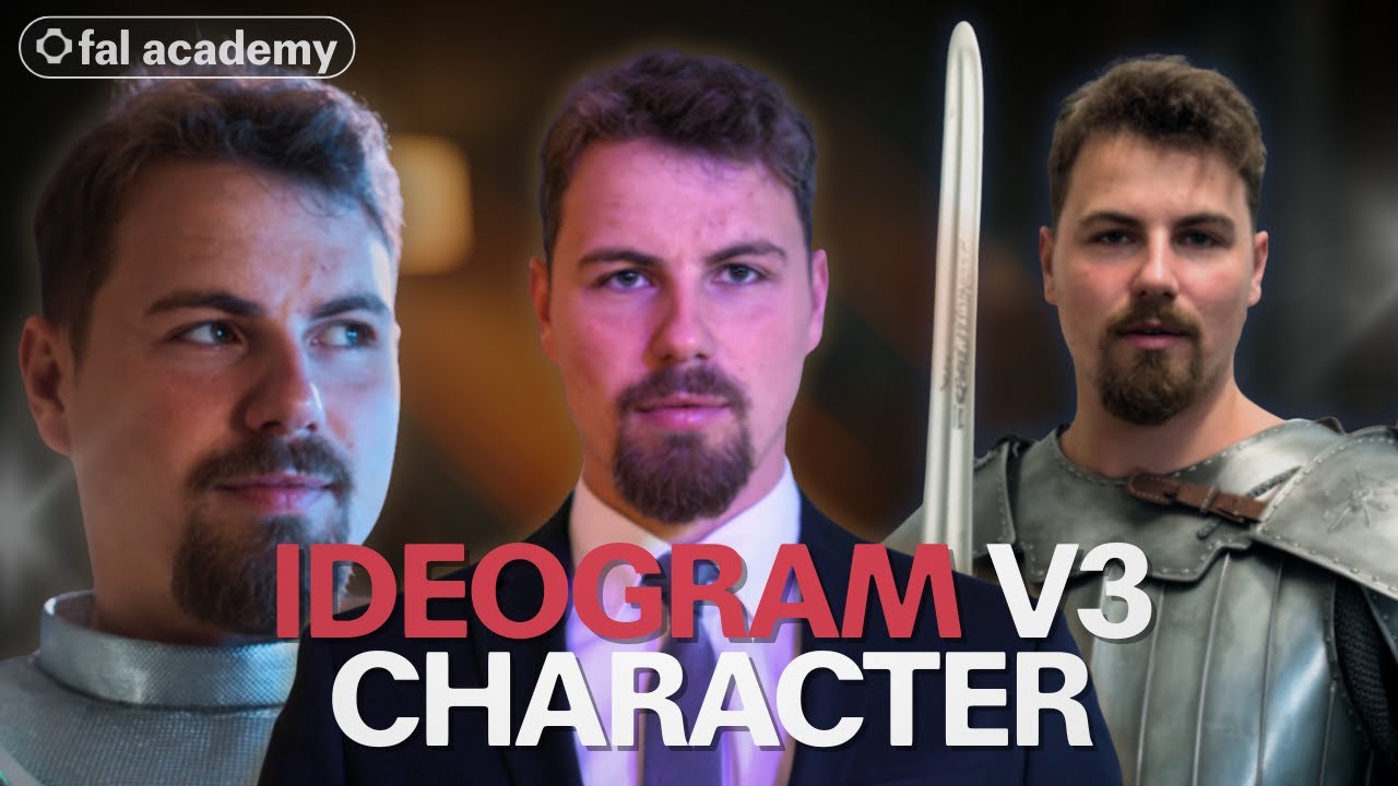 fal's tweet card. Ideogram V3 - The Best Character Consistency Model! | fal Academy