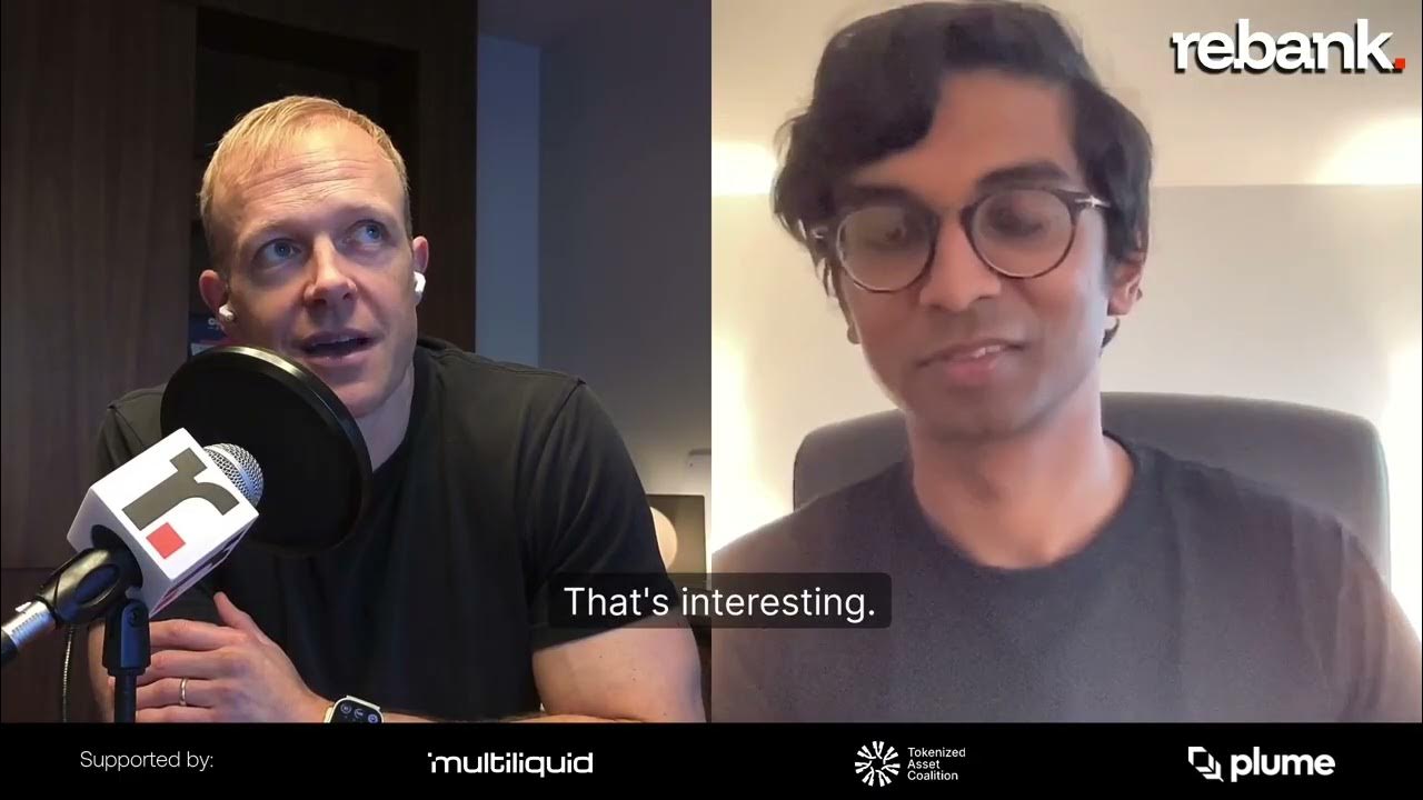 rebankpodcast's tweet card. Bridging Permissionless DeFi and Regulated On-Chain Finance with...