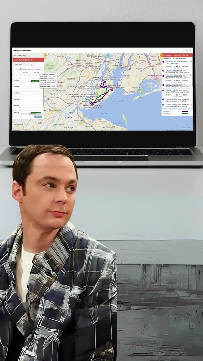 Maplytics's tweet card. #wittywednesday Epi 28 Auto Scheduling with Maplytics #thebigbangth...