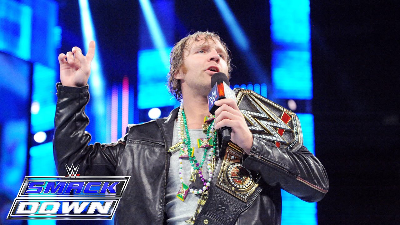 TheTutorialsC's tweet card. Dean Ambrose pulls a fast one on Seth Rollins: SmackDown, June 11,...