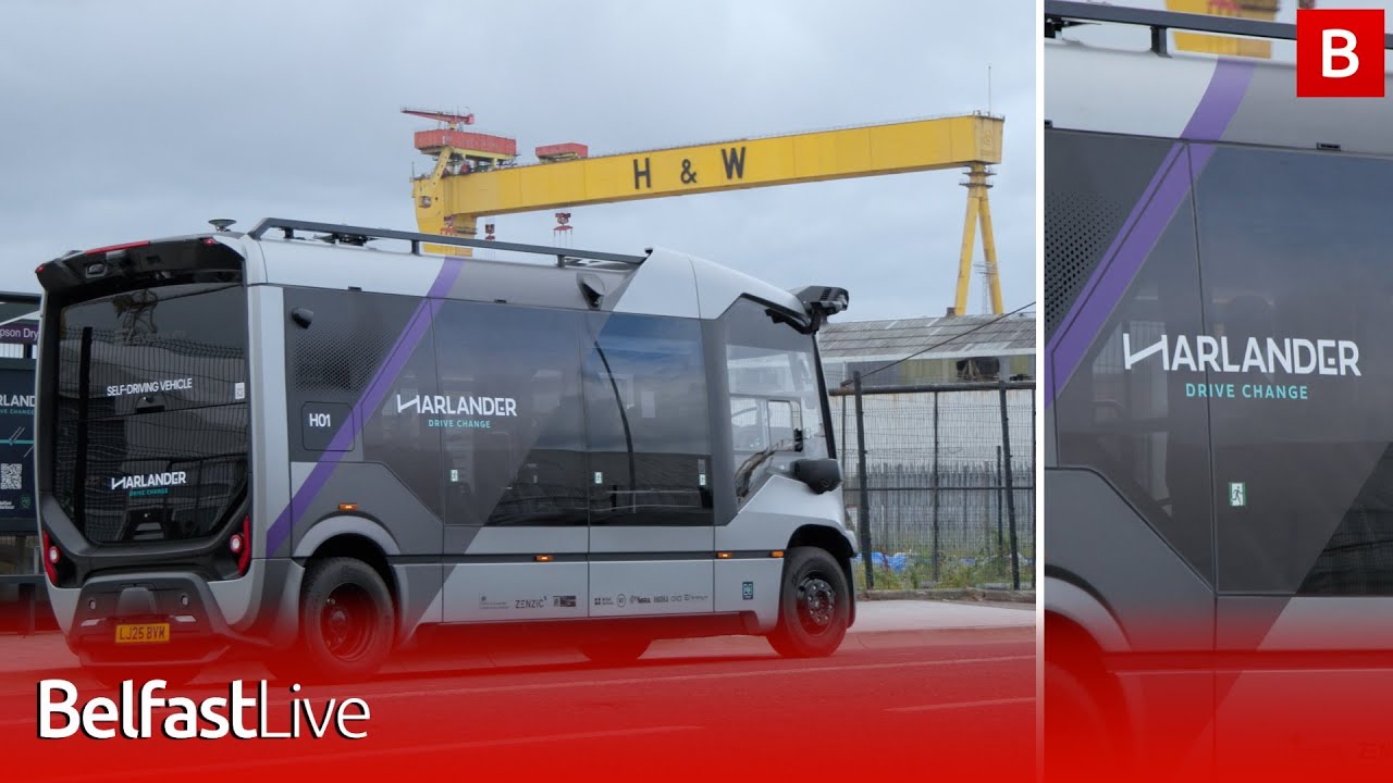 SLGALLUN's tweet card. Northern Ireland's first ever self-driving vehicle is now officially...