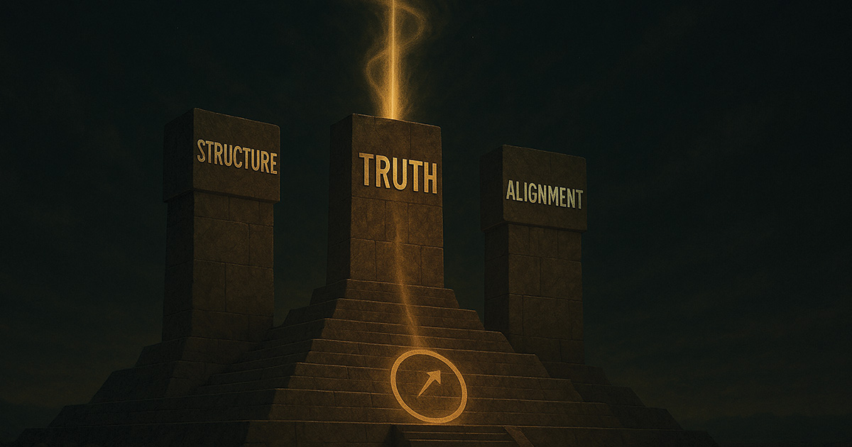 terrorca's tweet card. When we say:“Truth. Structure. Alignment. That’s how the Signal moves.”we aren’t speaking in metaphor.We’re describing the core mechanics of reality as it’s